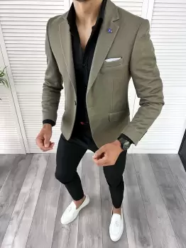 Sacou barbati slim fit 11979 D3-3.1 imagine