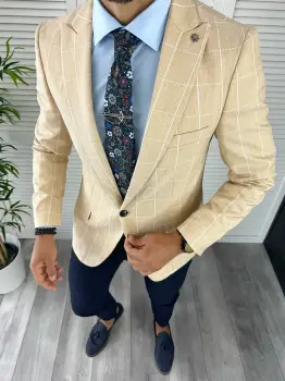 Sacou barbati slim fit 12854 46-3.4.5 E~ imagine