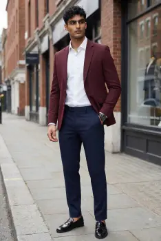 Sacou barbati slim fit 540 imagine