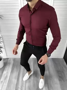 Tinuta barbati smart casual Pantaloni + Camasa 10315 imagine