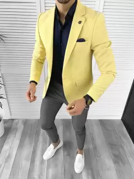 Tinuta barbati smart casual Pantaloni + Camasa + Sacou 10261 imagine