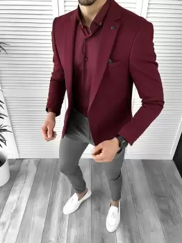 Tinuta barbati smart casual Pantaloni + Camasa + Sacou 10288 imagine