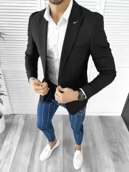 Tinuta barbati smart casual Pantaloni + Camasa + Sacou 10513 imagine