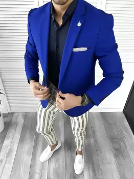 Tinuta barbati smart casual Pantaloni + Camasa + Sacou 10521 imagine