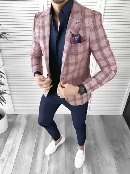 Tinuta barbati smart casual Pantaloni + Camasa + Sacou 10530 imagine