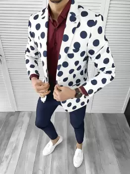 Tinuta barbati smart casual Pantaloni + Camasa + Sacou 637 imagine