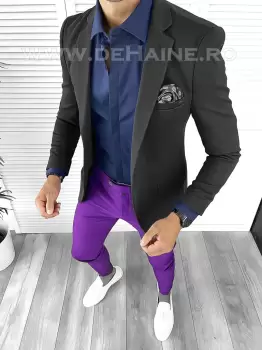 Tinuta barbati smart casual Pantaloni + Camasa + Sacou B8540 imagine