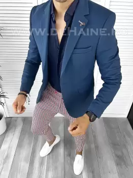 Tinuta barbati smart casual Pantaloni + Camasa + Sacou B8754 imagine