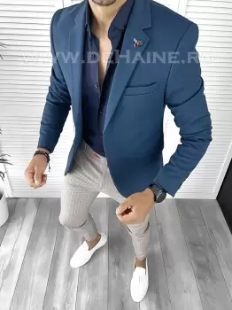 Tinuta barbati smart casual Pantaloni + Camasa + Sacou B8849 imagine