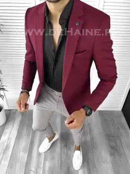 Tinuta barbati smart casual Pantaloni + Camasa + Sacou B8855 imagine