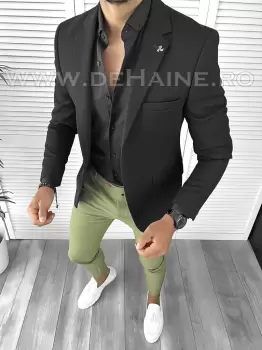 Tinuta barbati smart casual Pantaloni + Camasa + Sacou B9214 imagine