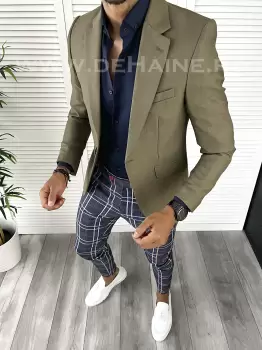 Tinuta barbati smart casual Pantaloni + Camasa + Sacou B9260 imagine