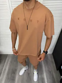 Trening barbati maro pantaloni + tricou 13297 D2-2.1 imagine