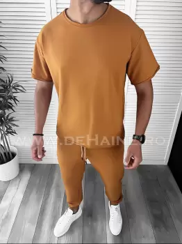 Trening barbati maro pantaloni + tricou oversize B7984 49-3.4 imagine