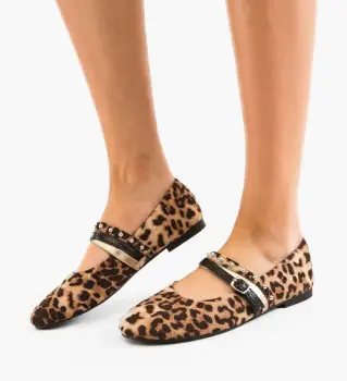 Balerini dama Doher Animal Print imagine