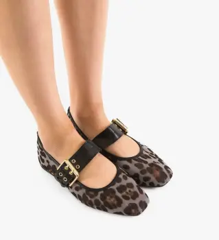 Balerini dama Duffy Animal Print imagine