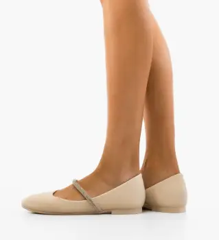 Balerini dama Keelan Bej imagine