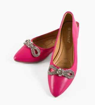 Balerini dama Laudine Fuchsia imagine