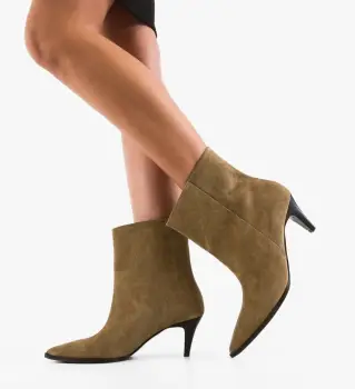 Botine dama Abble Bej imagine