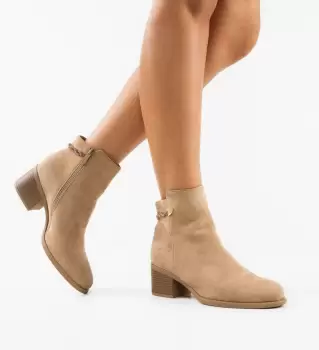 Botine dama Ahma Khaki imagine