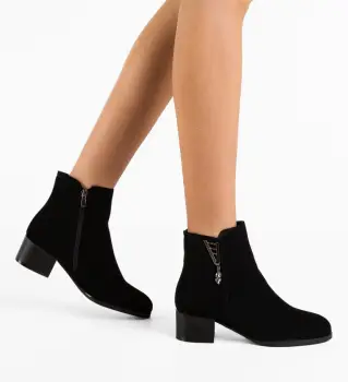 Botine dama Arntz Negre imagine