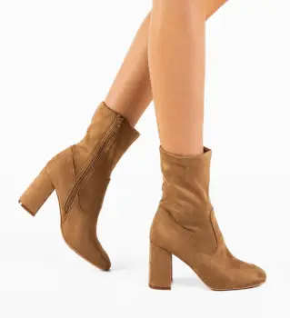 Botine dama Aust Khaki 2 imagine
