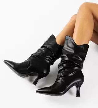 Botine dama Awai Negre imagine