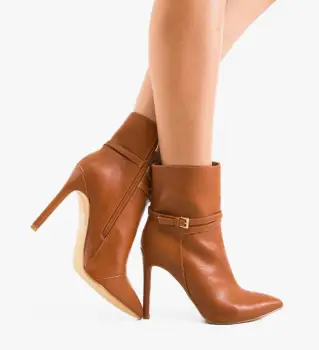 Botine dama Barbara Camel imagine