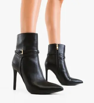 Botine dama Barbara Negre imagine