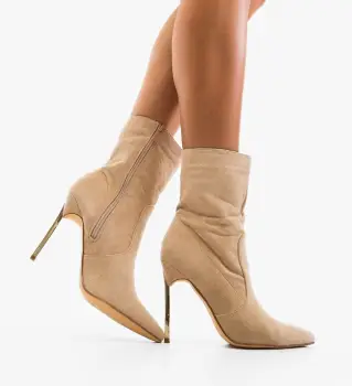 Botine dama Beinar Bej imagine