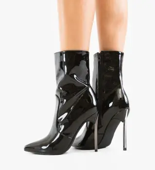 Botine dama Beinar Negre 2 imagine