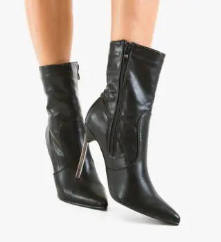 Botine dama Beinar Negre 3 imagine