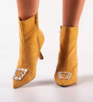 Botine dama Betto Camel imagine