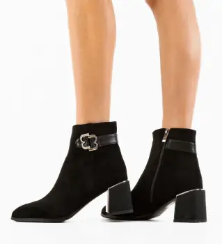 Botine dama Brej Negre imagine