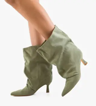 Botine dama Byson Verzi imagine