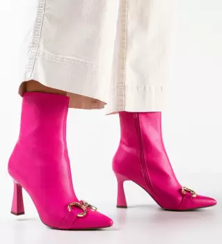 Botine dama Coates Fuchsia imagine