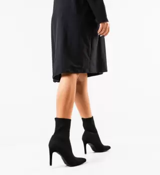 Botine dama Compton Negre imagine