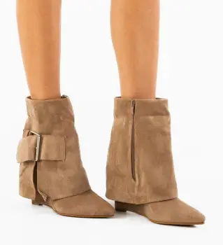 Botine dama Cormac Khaki imagine