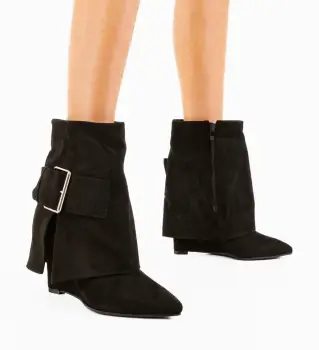 Botine dama Cormac Negre imagine
