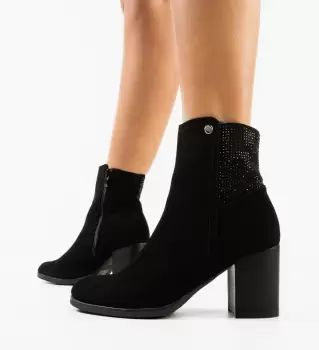 Botine dama Cryssos Negre imagine
