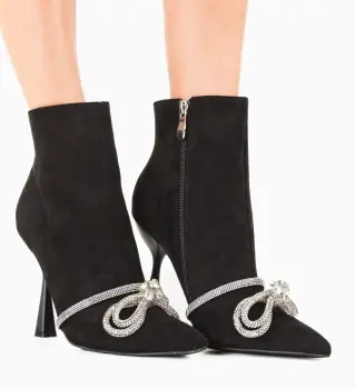 Botine dama Csorba Negre imagine