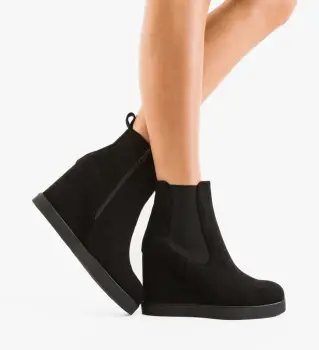 Botine dama Derola Negre imagine