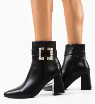 Botine dama Dillon Negre imagine