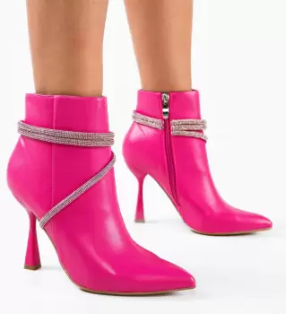 Botine dama Dixon Fuchsia imagine