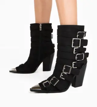 Botine dama Donia Negre imagine