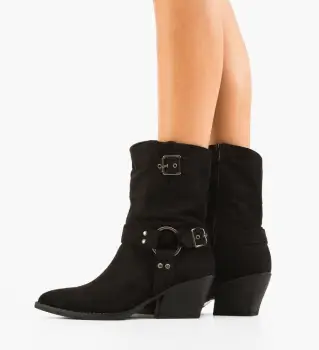 Botine dama Edwin Negre imagine