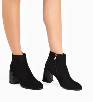 Botine dama Fadana Negre imagine
