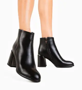 Botine dama Fadana Negre imagine