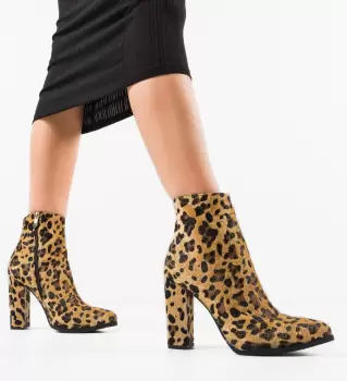 Botine dama Famusa Print imagine