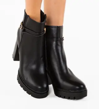 Botine dama Farra Negre imagine